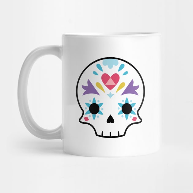 Sugar skull heart by Laura_Nagel